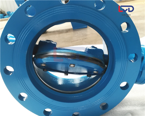 渦輪傳動掛膠蝶閥操作方便、使用壽命長